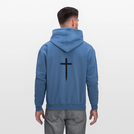 Crucified & Alive - Men's Hoodie - denim blue