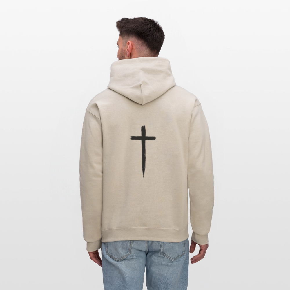 Crucified & Alive - Men's Hoodie - Sand
