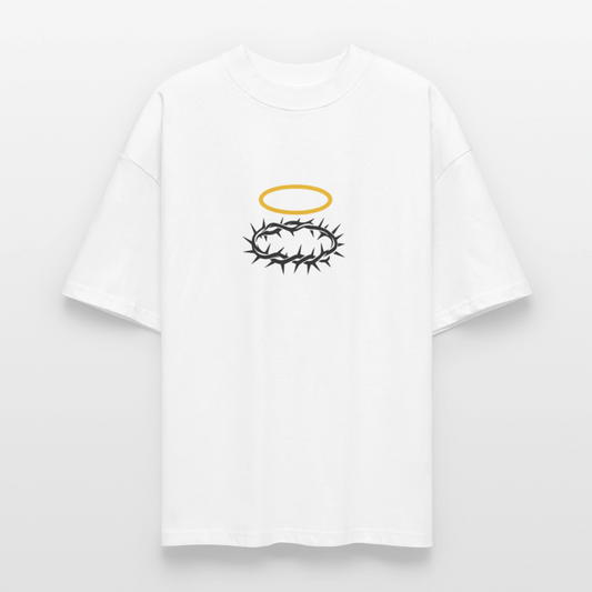 "Halo & Thorns” – Oversized T-Shirt - white