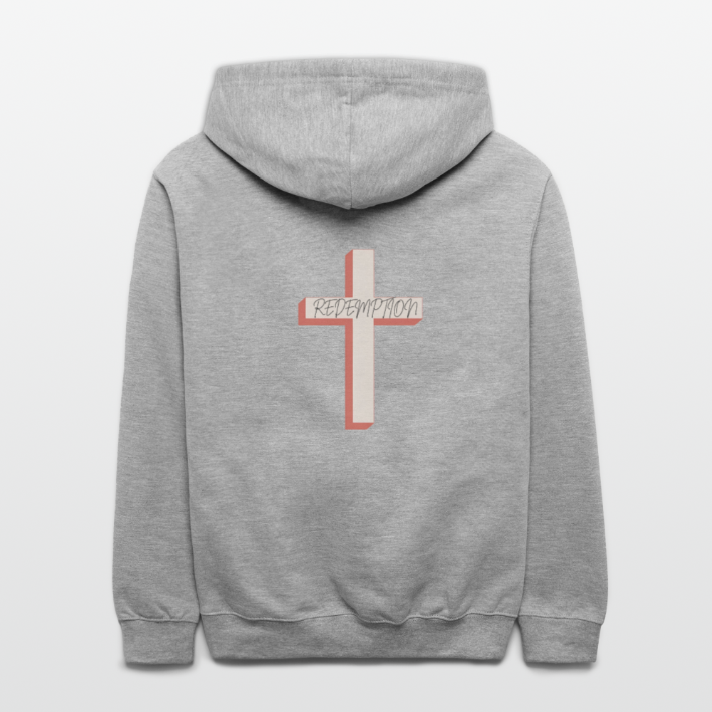 Redemption Contrast Hoodie - heather gray/navy