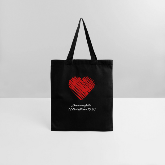 Carry Love Everywhere - Tote Bag - black