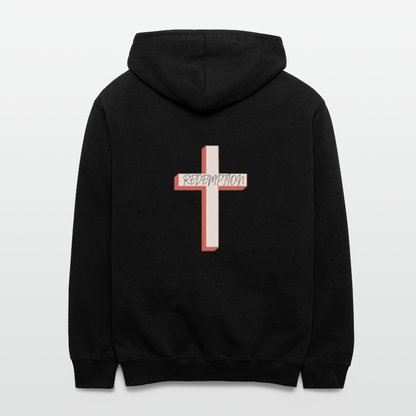 Redemption Contrast Hoodie - black/heather gray