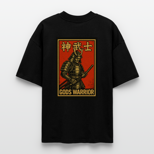 Divine Warriors Oversized Tee - Stanley/Stella Blaster - black