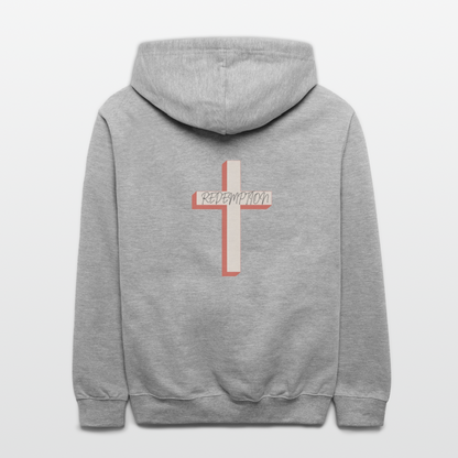 Redemption Contrast Hoodie - heather gray/navy